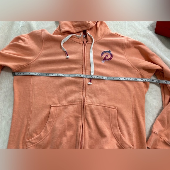 Peloton Ultimate‎ Fleece Zip Hoodie Peach Size XXL - Picture 5 of 7